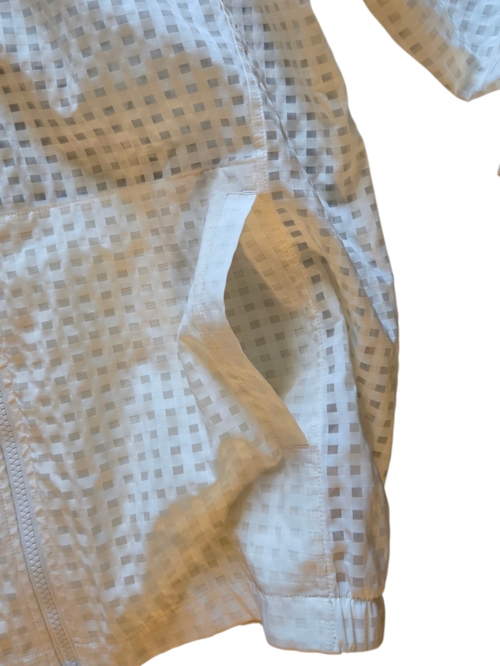 Fabletics Light Cream Mesh Zip-Front Jacket - Picture 4 of 8
